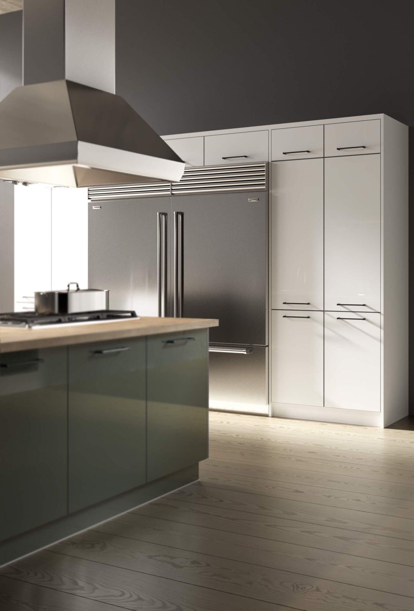 Ultra Kitchen in Ash Gray