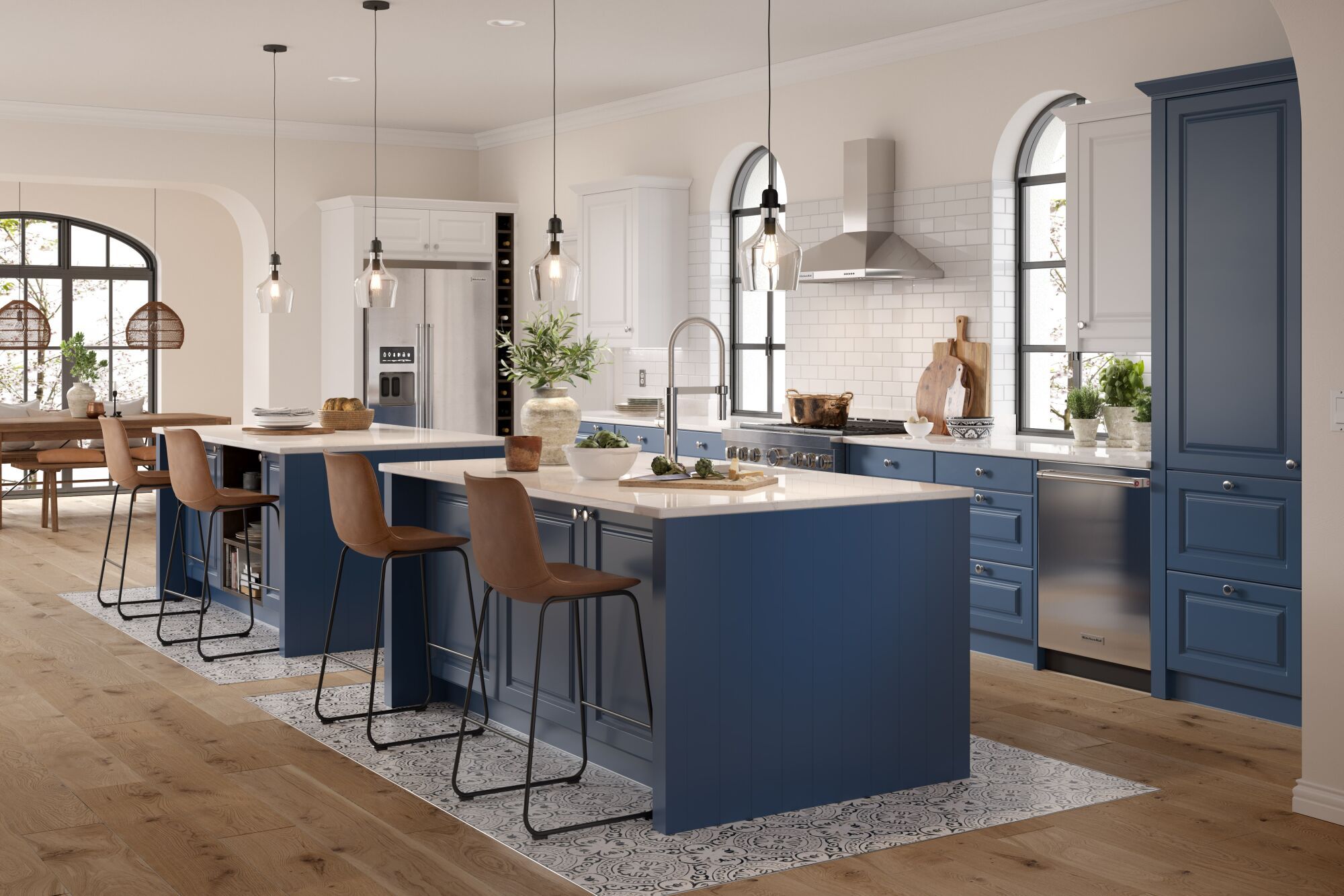 Georgian Juratek Kitchen in Royal Blue