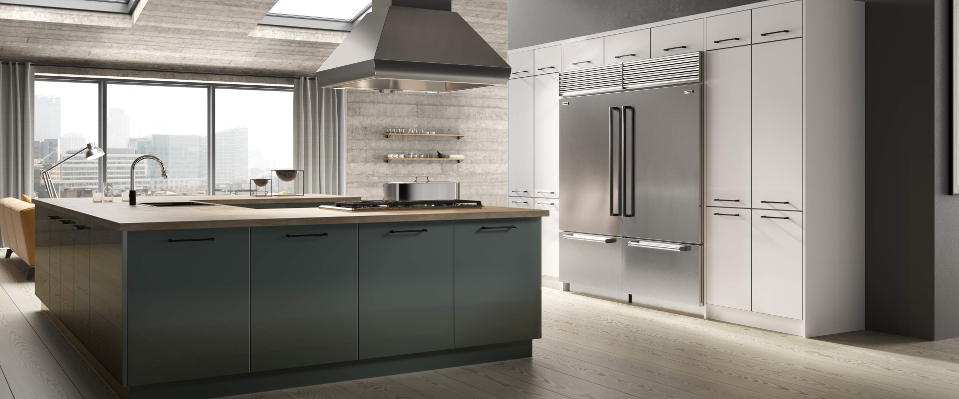 Ultra Kitchen in Ash Gray