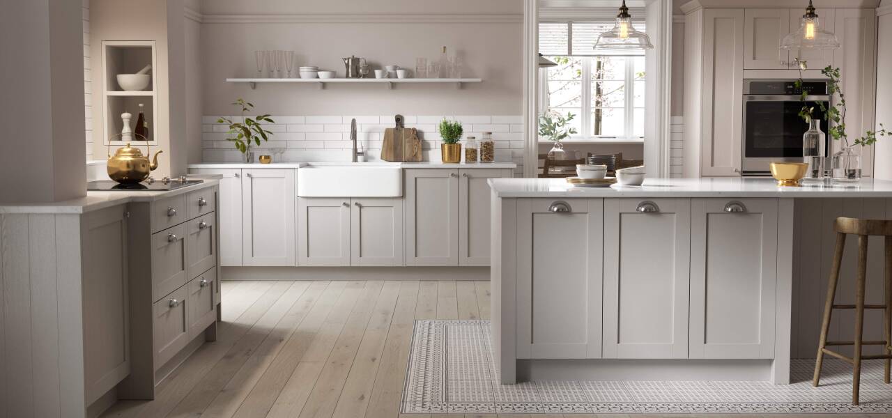 Shaker Forest Kitchen in Shadow and Harvest Matte
