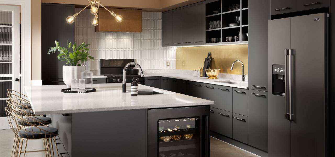 Ultra Kitchen in Nero Matte